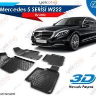 Mercedes S Serisi W140 3D Havuzlu Paspas