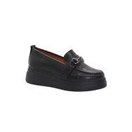 MergenShoes BF0685 Siyah Yüksek Taban Kadın Günlük Ayakkabı