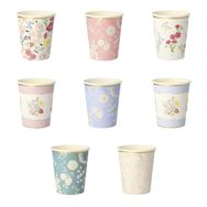 Meri Meri English Garden Party Cups 8'li English Garden Bardak
