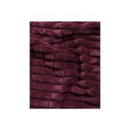 Merinos Modern Line Tek Kişilik 150 x 220 cm Bordo Battaniye Seti