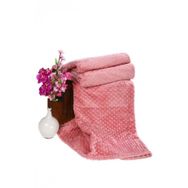 Merinos Pearl Tomurcuk Pudra Çift Kişilik Battaniye