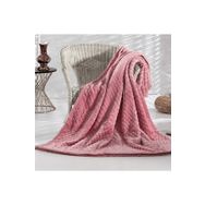Merinos Pearly Pembe Tomurcuk Soft Çift Kişilik Battaniye