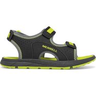 Merrell MK267658 Panther Sandal 3.0 Siyah Erkek Çocuk Sandalet