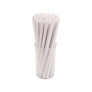 Mert 6 mm 100 Adet Beyaz Kağıt Pipet