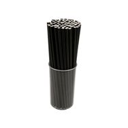 Mert 6 mm 100 Adet Siyah Kağıt Pipet