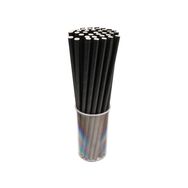 Mert 8 mm 100 Adet Siyah Kağıt Pipet