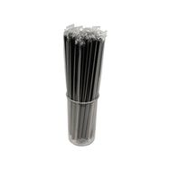 Mert Frozen 100 Adet Siyah Jelatinli Kalın Pipet