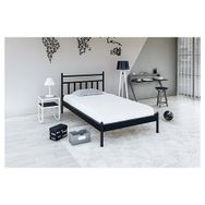 Metalia 90x190 cm Siyah Lima Tek Kişilik Karyola