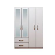 Metalia Diva 4 Kapılı 2 Çekmeceli Aynalı Gardrop