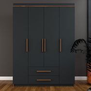 Metalia GM817 Perla Lüx 4 Kapılı 2 Çekmeceli Gardrop