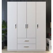 Metalia Smartline 4 Kapılı 2 Çekmeceli Taç Gardırop