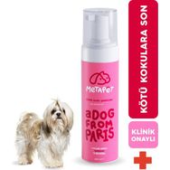 Metapet Doğal Organik Yavrular İçin 200 ml Koku Giderici Kuru Köpük Köpek Şampuanı