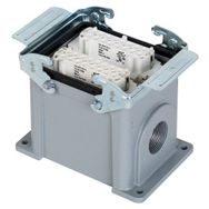 Mete 32x16A Çift Girişli Metal Mandallı Çoklu Duvar Prizi