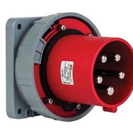 Mete 5x125A IP67 3P+N+E Düz Makine Fişi