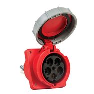 Mete 5x125A IP67 3P+N+E Eğik Makine Prizi