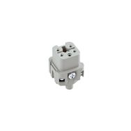 Mete Enerji 29010 5x10A 4P+E 220-240V Alüminyum Gövdeli Priz Çekirdeği