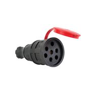 Mete Enerji 401022 3x25A IP44 Kauçuk Uzatma Prizi