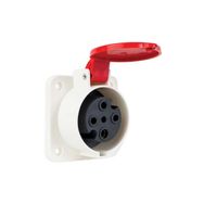 Mete Enerji 401041 380-415V 3x32A 3P+E IP44 Kauçuk Makine Prizi