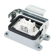 Mete Enerji 403090S 6x16A 6P+E 400V IP65 Alüminyum Gövdeli Metal Mandallı Makine Prizi