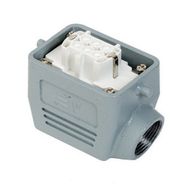 Mete Enerji 403092 6x16A 6P+E 400V IP65 Alüminyum Gövdeli Yan Girişli Uzatma Prizi