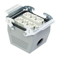 Mete Enerji 403157S 12x35A Metal Man. Con Yan Girişli Çoklu Uzatma Prizi