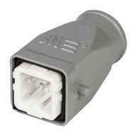 Mete Enerji 403270 4x10A 3P+E 220-240 Watt IP65 Alüminyum Gövdeli Arka Girişli Fiş
