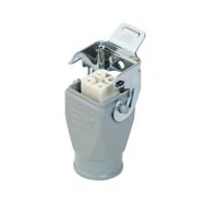 Mete Enerji 403272S 4x10A 3P+E 220-240V IP65 Alüminyum Gövdeli Arka Giriş Metal Mandallı Uzatma Prizi