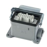 Mete Enerji 403508S 10x16A 10P+E 400V IP65 Alüminyum Gövdeli Tek Metal Mandallı Duvar Prizi