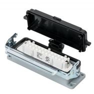 Mete Enerji 403730S 24x16A 24+E 400V IP65 Alüminyum Gövdeli Tek Metal Mandallı Kapaklı Makine Prizi