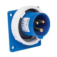 Mete Enerji 406203V 3x16A 2P+E 6h/50-60Hz 220-240 Watt IP67 Cee Norm Vida Bağlantılı Düz Makine Fişi