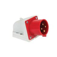 Mete Enerji 406311V 4x32A 3P+E 6h/50-60Hz 380-415 Watt IP44 Cee Norm Vida Bağlantılı Eğik Gövdeli Duvar Fişi