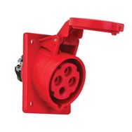 Mete Enerji 406505V 4x16A 3P+E 6h/50-60 380 415 Watt IP44 Cee Norm Vida Bağlantılı Eğik Makine Prizi