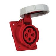 Mete Enerji 406507V 4x16A 3P+E 6h/50-60 380 415 Watt IP67 Cee Norm Vida Bağlantılı Eğik Makine Prizi