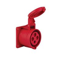 Mete Enerji 406518V 4x32A 3P+E 6h/50-60Hz 380 415 Watt IP44 Cee Norm Vida Bağlantılı Düz Makine Prizi