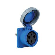 Mete Enerji 406528 3x63A 2P+E 6h/50-60Hz 220-240 Watt IP67 Cee Norm Pilot Kontaklı Düz Makine Prizi
