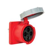 Mete Enerji 406538 4x125A 3P+E 6h/50-60Hz 380 415 Watt IP67 Cee Norm Pilot Kontaklı Düz Makine Prizi