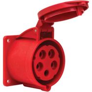 Mete Enerji 406632V 5x32A IP44 Dar Tip Vidalı Bağ Duvar Prizi