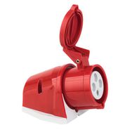 Mete Enerji T11922 4x32A 3P+E 6h/50-60Hz 380 415 Watt IP44 Cee Norm Hızlı Bağlantılı Eğik Gövdeli Duvar Prizi