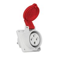 Mete Enerji T12764 4x32A 3P+E 6h/50-60Hz 380-415V IP44 Cee Norm Hızlı Bağlantılı Eğik Makine Prizi