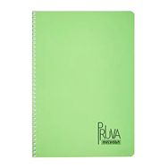 Meteksan 144 Yaprak Kareli Yeşil Pruva A4 Pet Spiralli Karton Kapaklı Defter