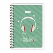 Meteksan Gate A4 120 Yaprak Çizgili PP Kapak Spiralli Defter
