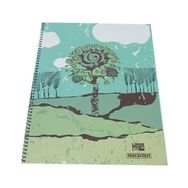 Meteksan Lotus Sert Kapak A4 120 Yaprak Kareli Spiralli Defter