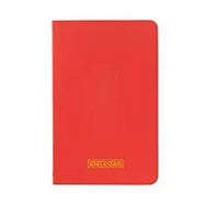 Meteksan Notes 24 Yaprak Düz Kırmızı 9x14 cm Karton Kapaklı İplik Dikişli Defter