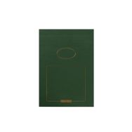 Meteksan Prestij 17x24 cm Dokulu Karton Kapaklı 150 Yaprak Yeşil Bloknot