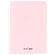 Meteksan Seren Pastel A4 PP Kapaklı 60 Yaprak Çizgili Pembe Defter