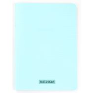 Meteksan Seren Pastel A5 PP Kapaklı 60 Yaprak Kareli Mavi Defter