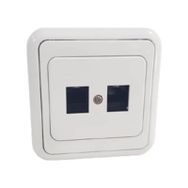 Metesan 2XRJ45 10 Adet CAT5 Beyaz Priz