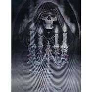 Mettoys 30 x 40 cm 5d Elmas Boyama 3 Farklı Resim Değişenli Halloween İskelet Tablosu