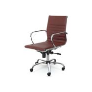 Mezura Ofis Air Chrome Kahverengi Ofis Çalışma Koltuğu
