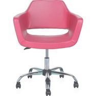 Mezura Ofis Air Chrome Pembe Ofis Çalışma Koltuğu